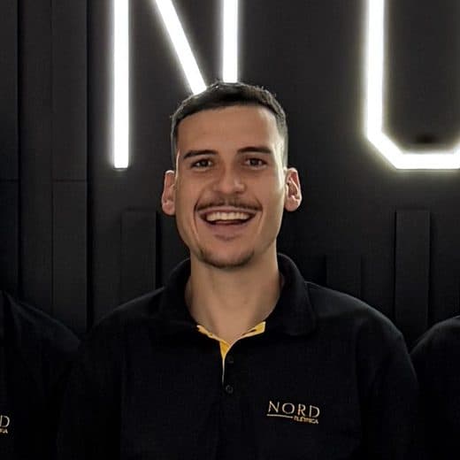 Integrante da equipe Elétrica NORD